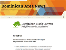 Tablet Screenshot of dominicanareanews.com